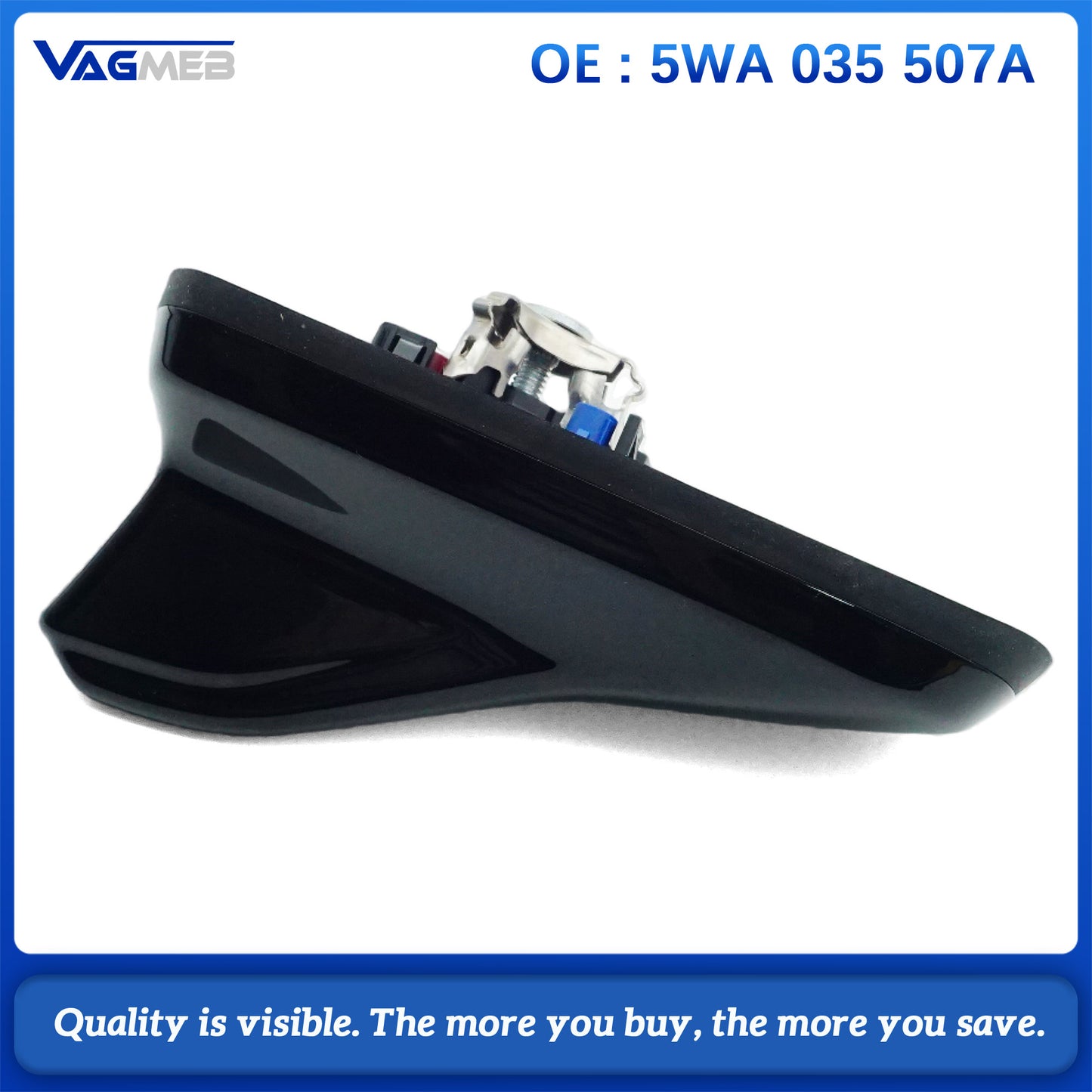 FOR OCTAVIA MK4 ID.4 For GOLF 8 ROOF AERIAL SHARK ANTENNA IN BLACK 5WA035507A 5WA 035 507 A