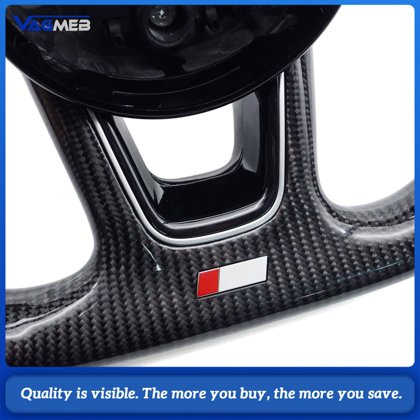 Suitable for Audi A4 B9 S3 RS4 RS5 A3 A5 S3 S4 S5 carbon fiber leather sports steering wheel assembly, Car Accessories