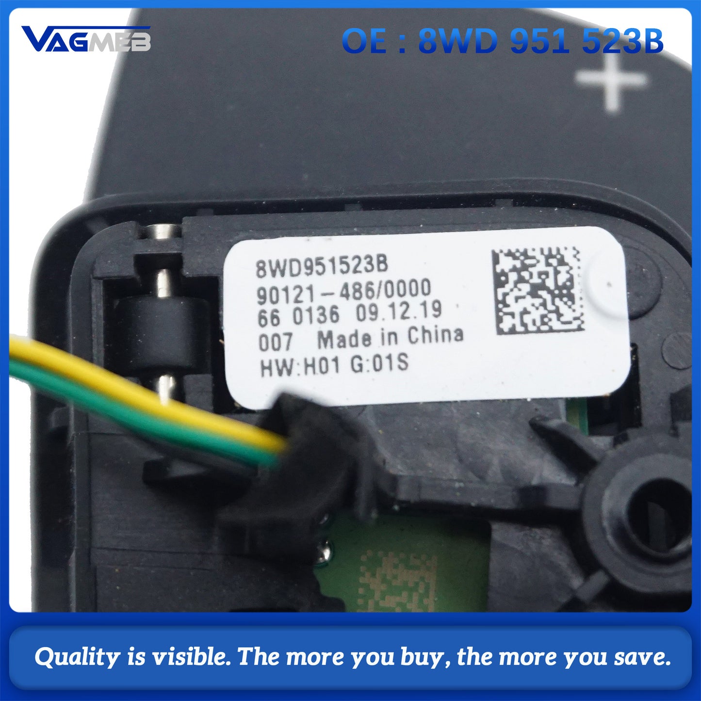 Multifunctional Steering Wheel Pick MFSW Paddle Shift for Audi A4 A38Y Q2 A5 8WD 951 523B