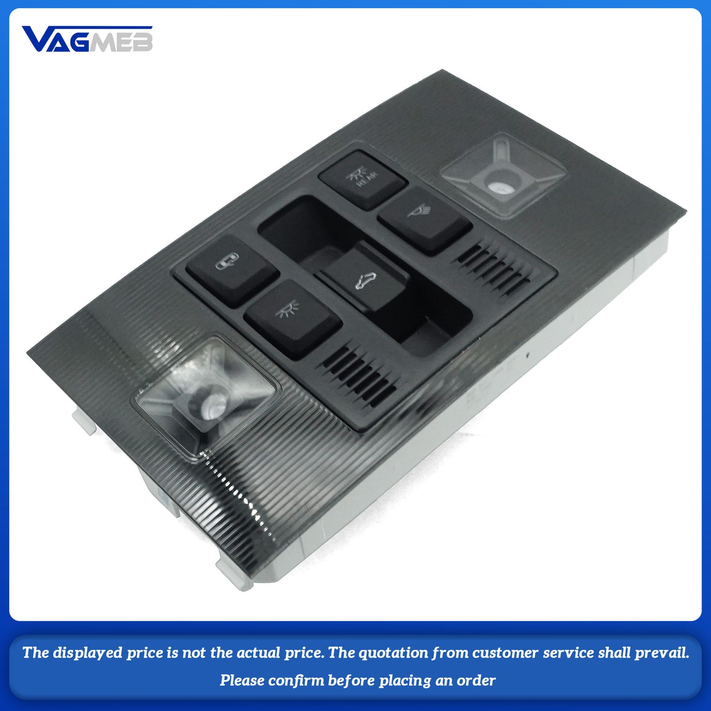 For VW Golf MK7  LED Reading Light Roof Ceiling Dome Lamp