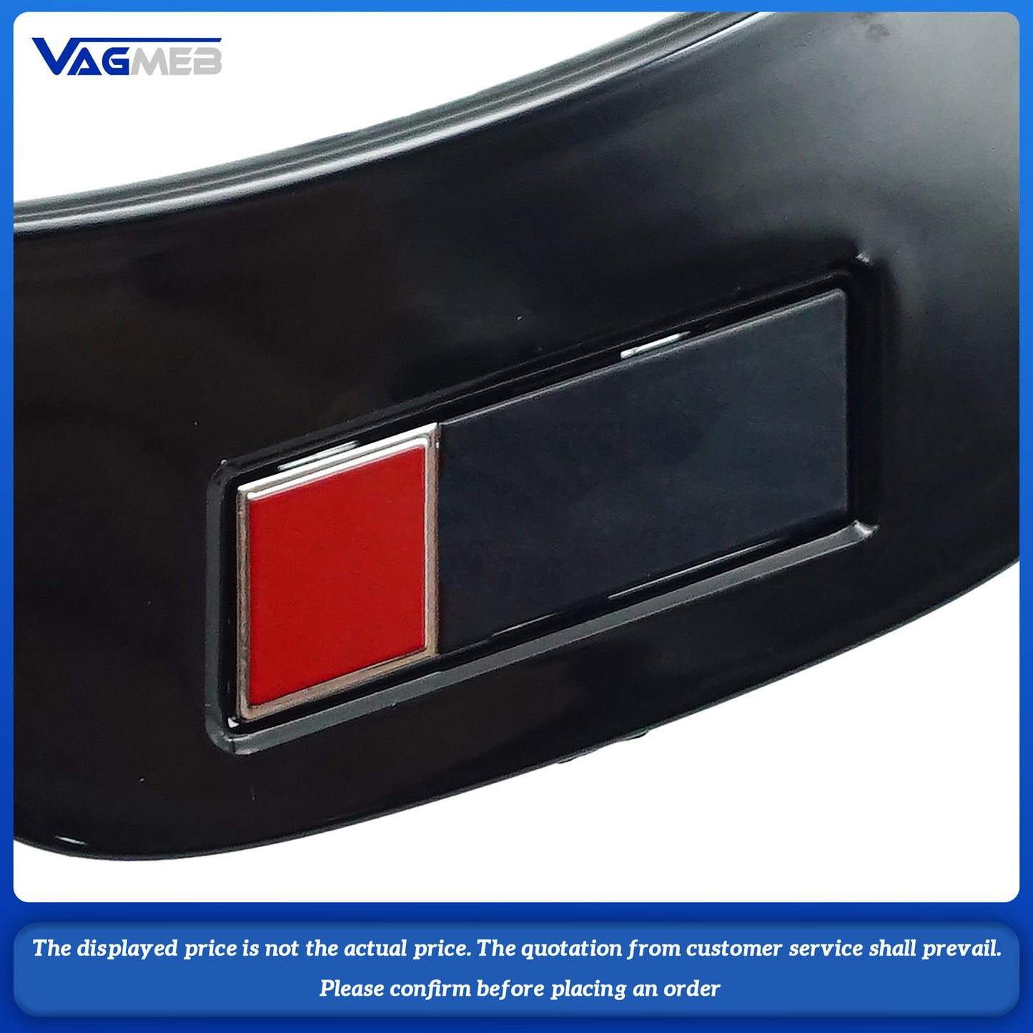 For Audi A4B8 Steering Wheel Bedge RS Logo