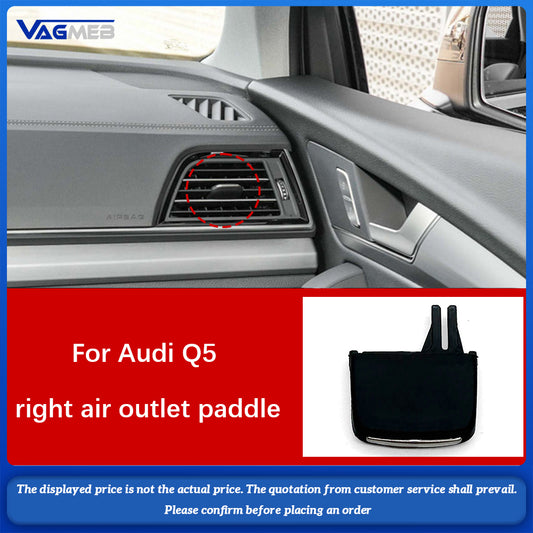 Interior Car Rear Air Conditioning AC Vent Grille Outlet Slider Knob Tab Clip Repair Kit For Audi Q5