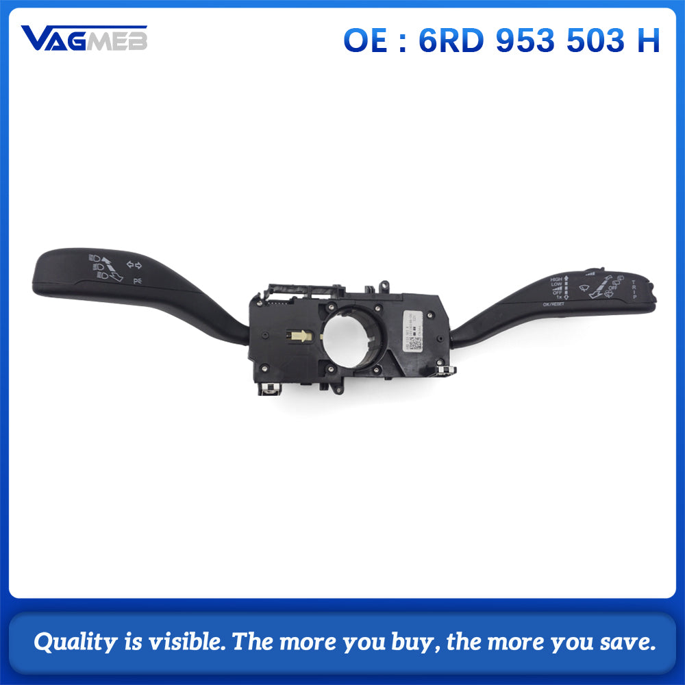 6RD 953 503 H combination switch for turn signals, wipers, and cruise control, suitable for POLO 2013 model