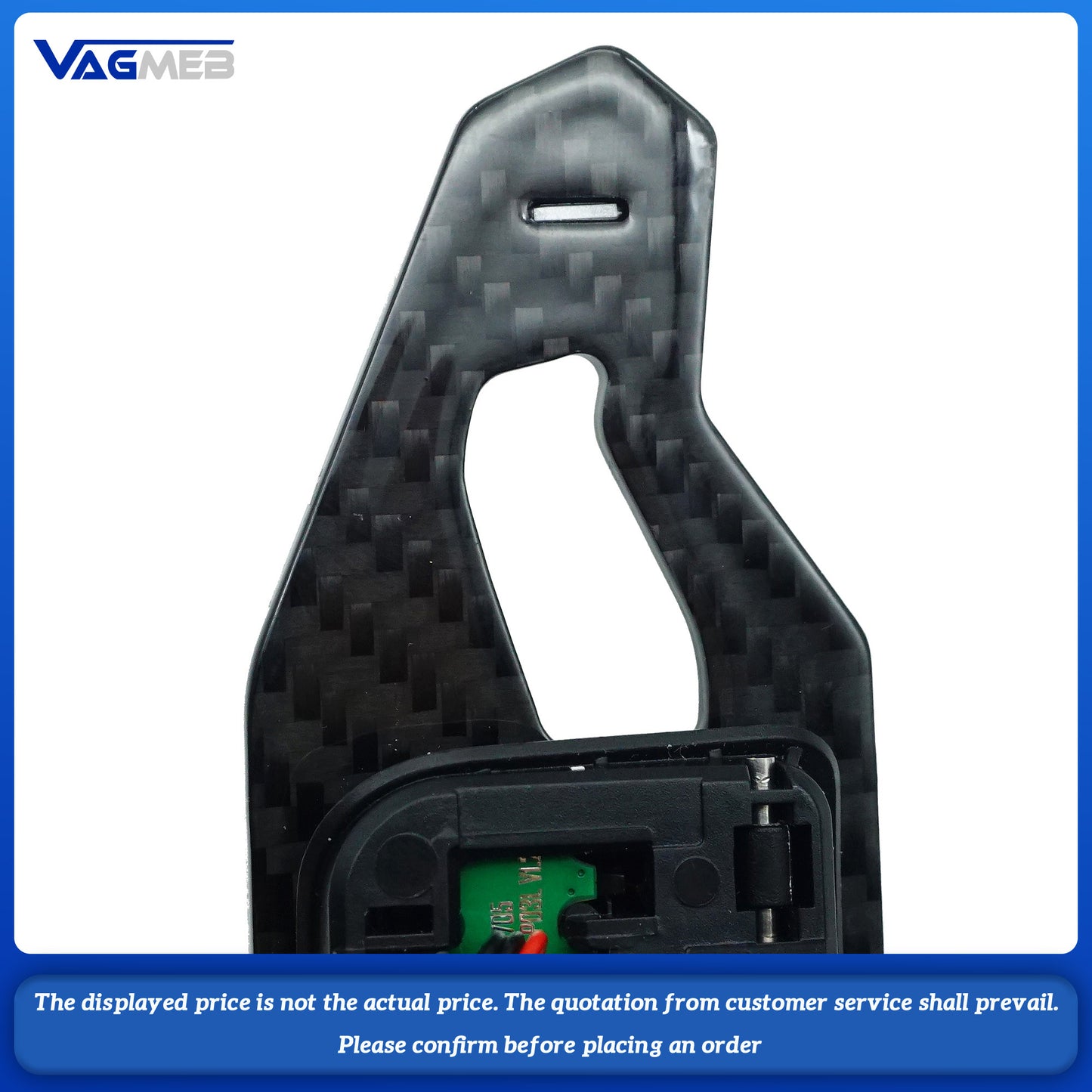 For Audi A4B9 multifunctional steering wheel carbon fiber with paddle replacement