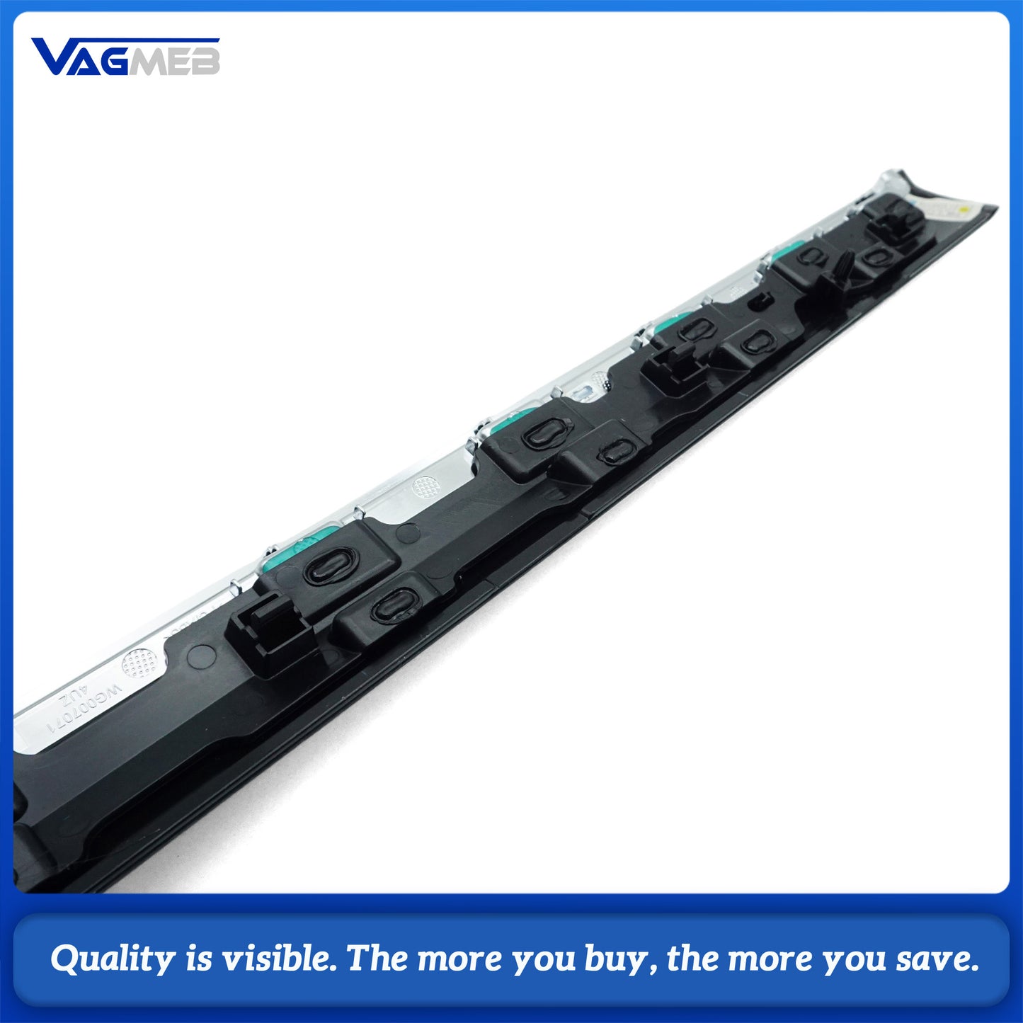 Carbon Fiber Style Long Dashboard Panel for VW Passat B8 2020 - Interior Decorative Trim
