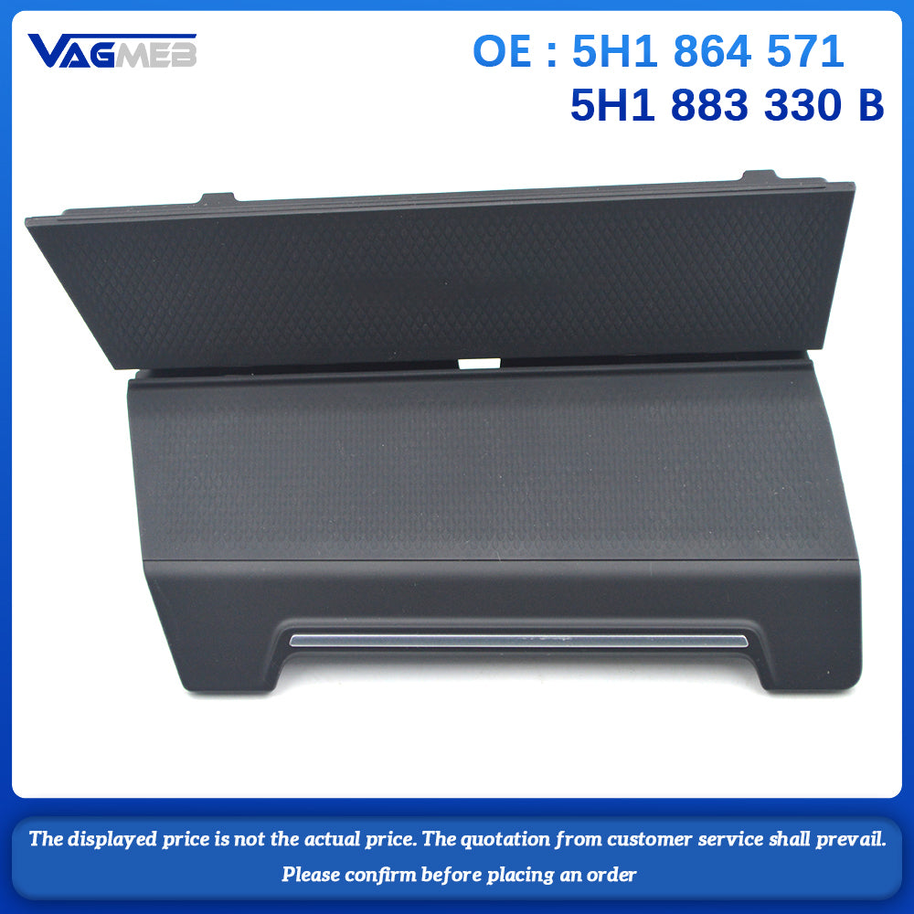 For VW Golf mk8 Golf 8 R LHD 5H1 863 330 5H1 864 571 5H1863330 5H1864571 Central control oddments tray Golf logo