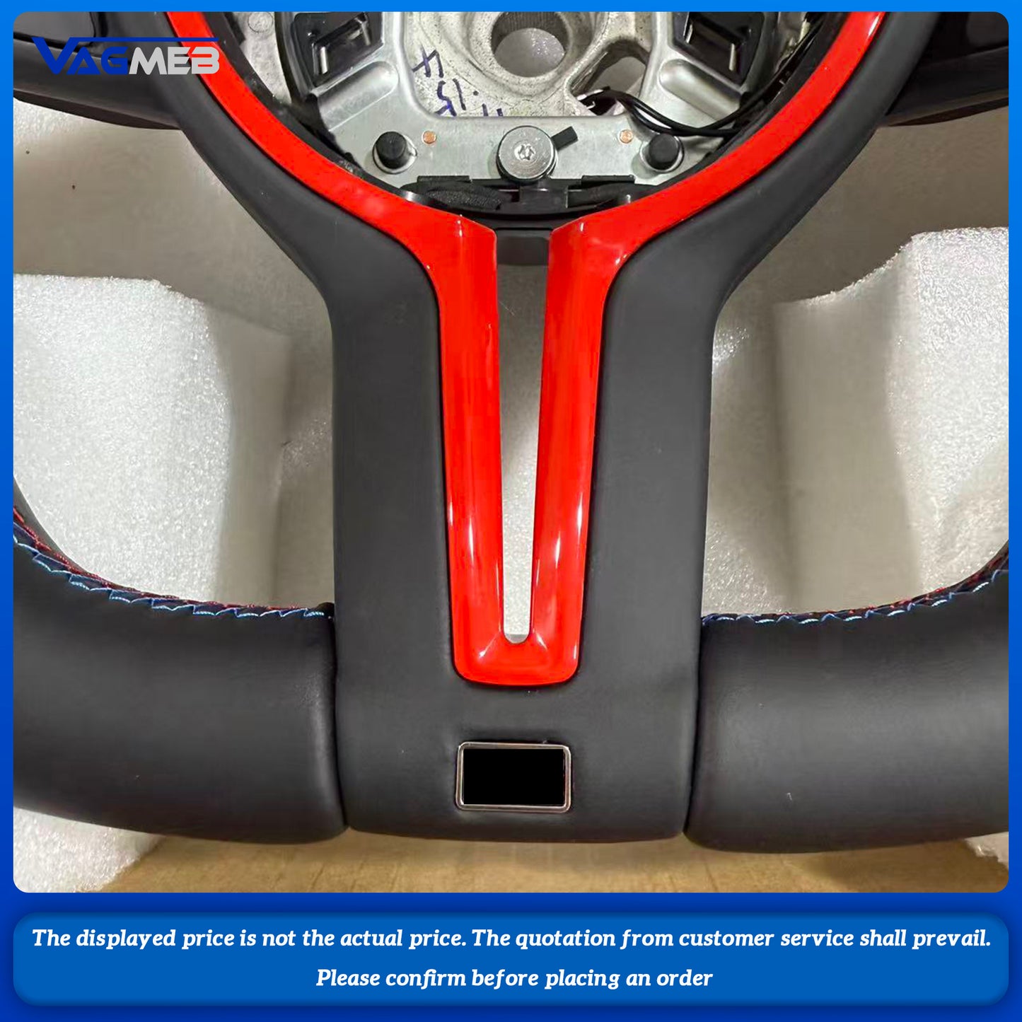 Leather Car Steering Wheel For BMW M M3 M4 M5 M6 F10 F30 F20 F31 F32 F33 F35 F36 F06 F12 F13 F15 F16 F25 F34 F80 Car Accessories