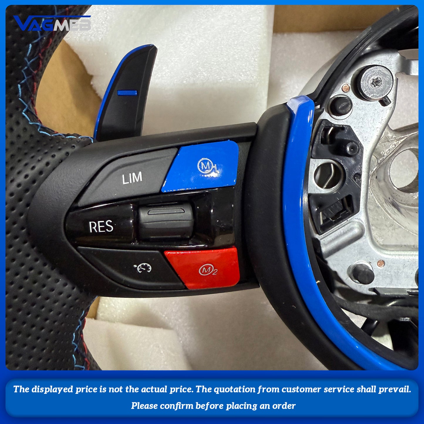 Red style Flame Demon， Steering Wheel For Bmw F30 F10 F31 F20 F25 F22 F36 F33 F32 F80 F82 F11 F18 F01 F90 E90 Steering
