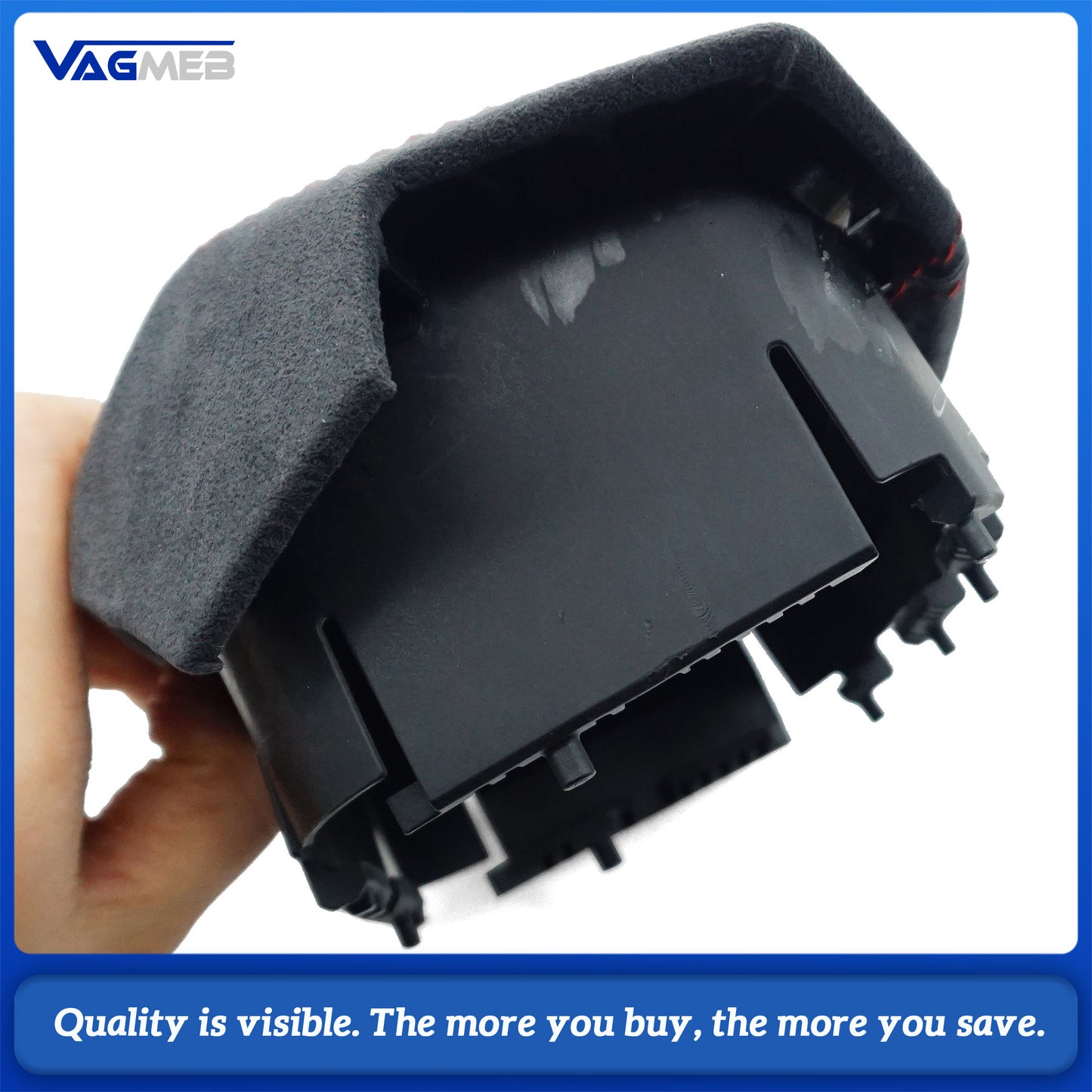 Steering wheel airbag cover multifunction steering wheel For Audi RS3 2015 Red stitching