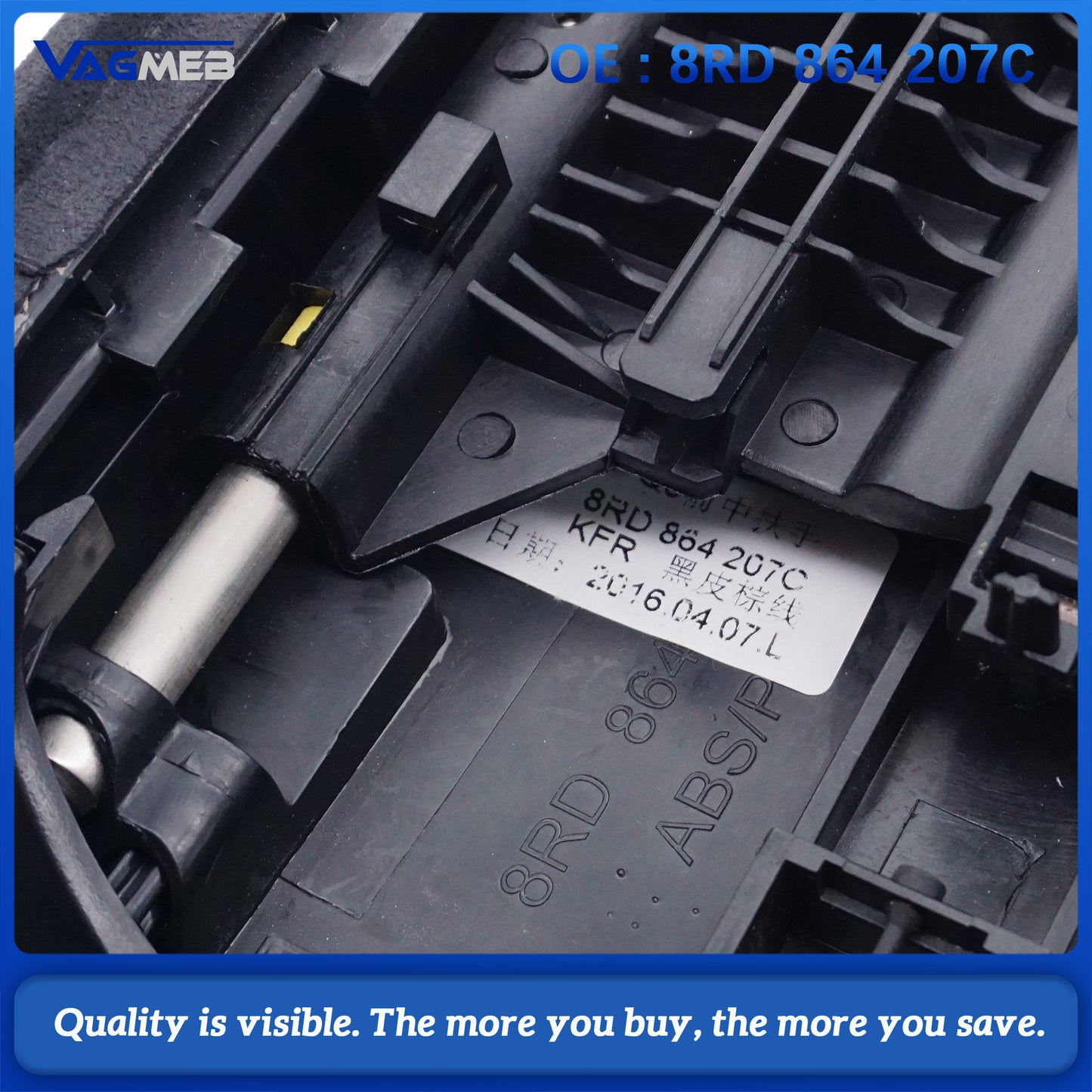 Car Interior Console Armrest Storage Box Panel Cover For Audi Q5 Trim Made of Alcantara 8RD 864 207 C