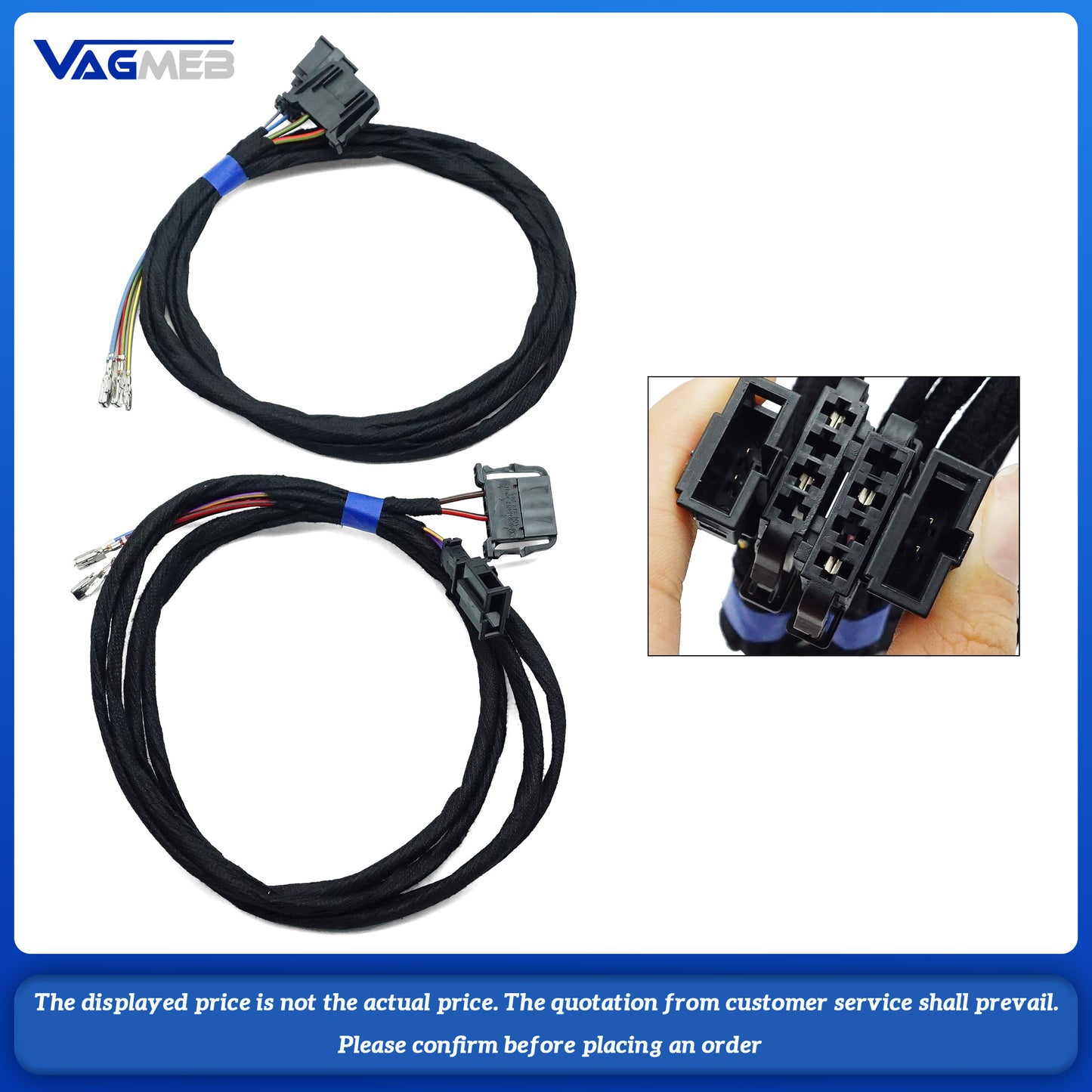 For VW Passat B8  Dynaudio Sound System Acoustics Install Wire Cable Harness