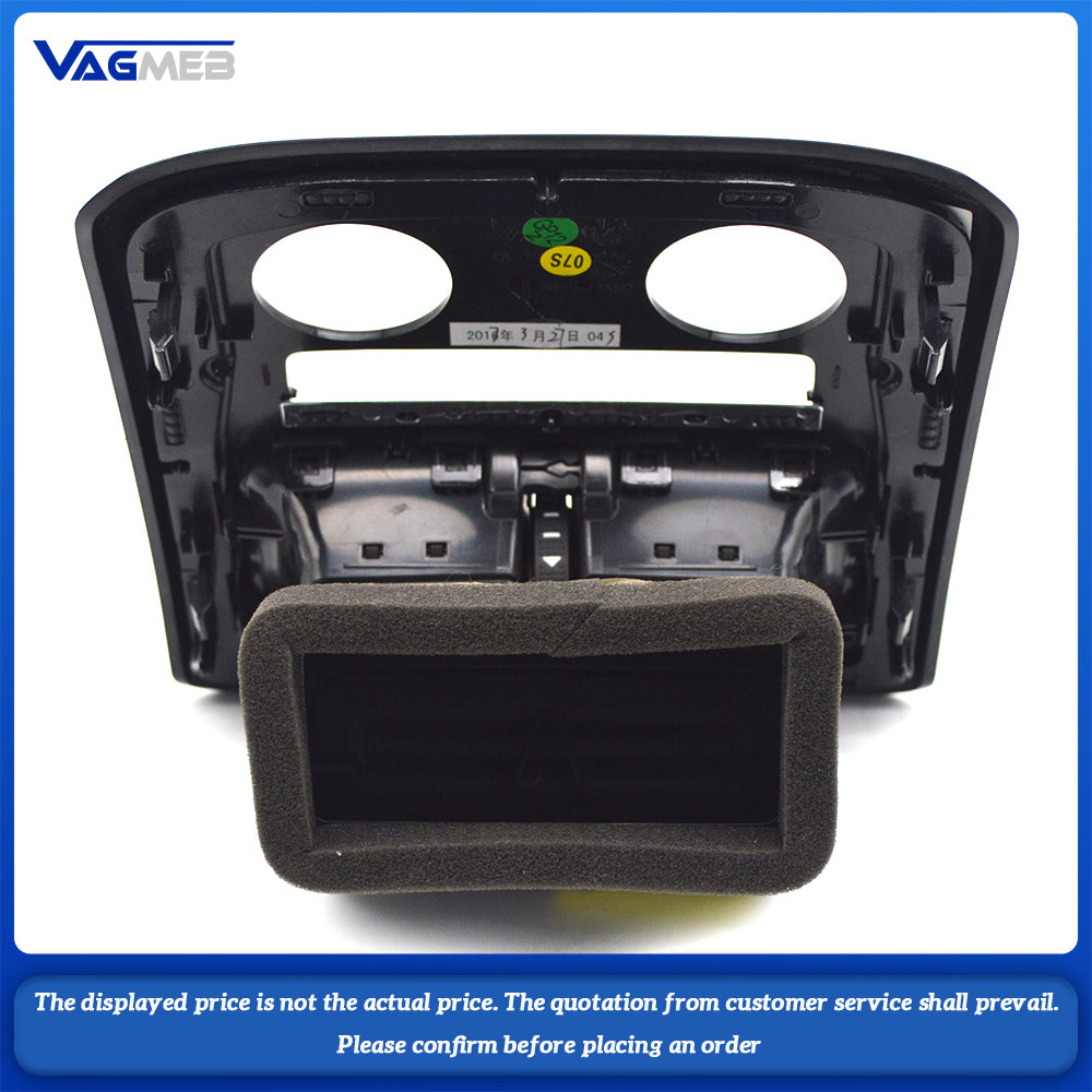 For VW Passat rear air conditioning vent frame brushed grey 56D 819 203 F