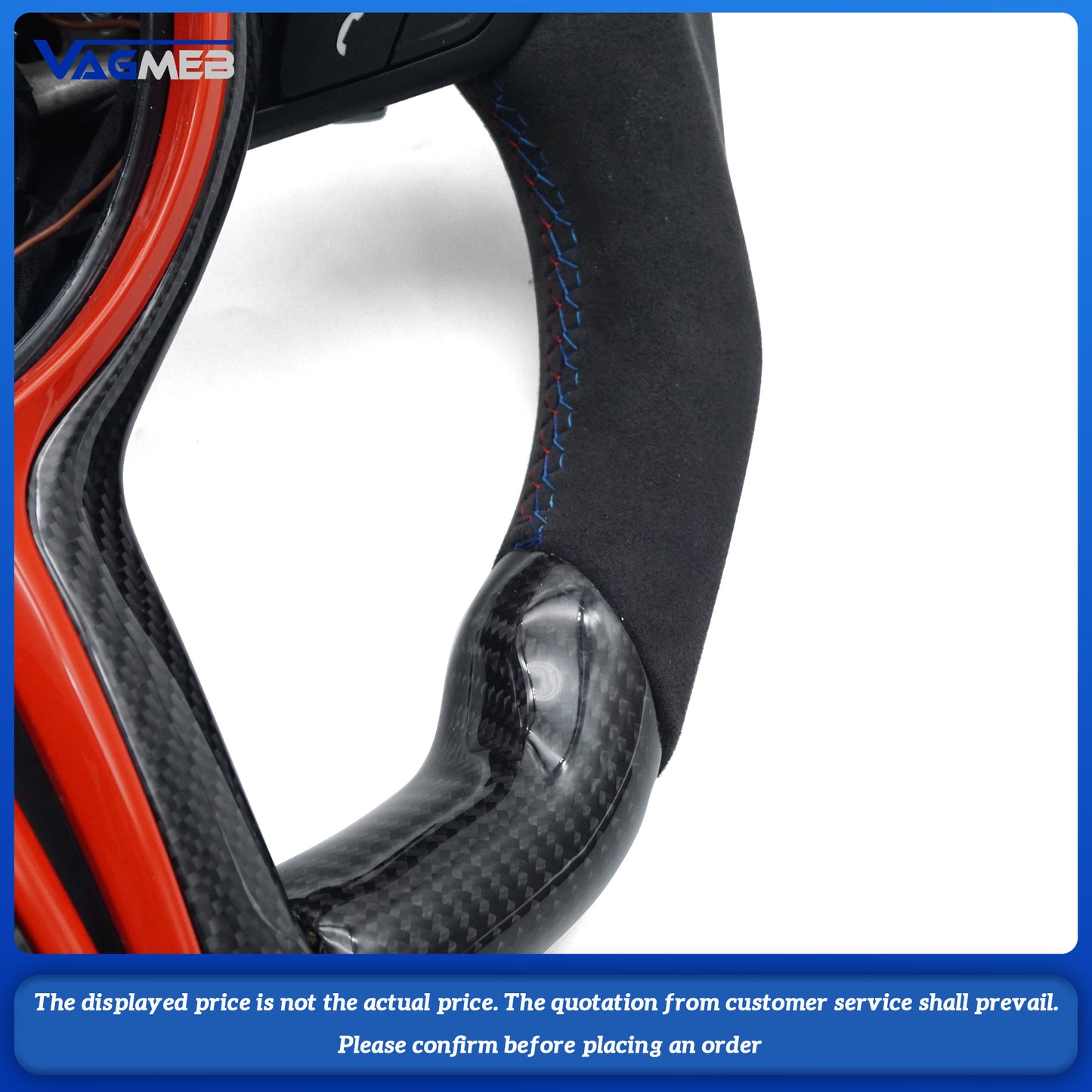 For BMW F30 F32 F10 F20 F07 F01 E46 E60 E90 M3 M4 M5 M6 steering wheel