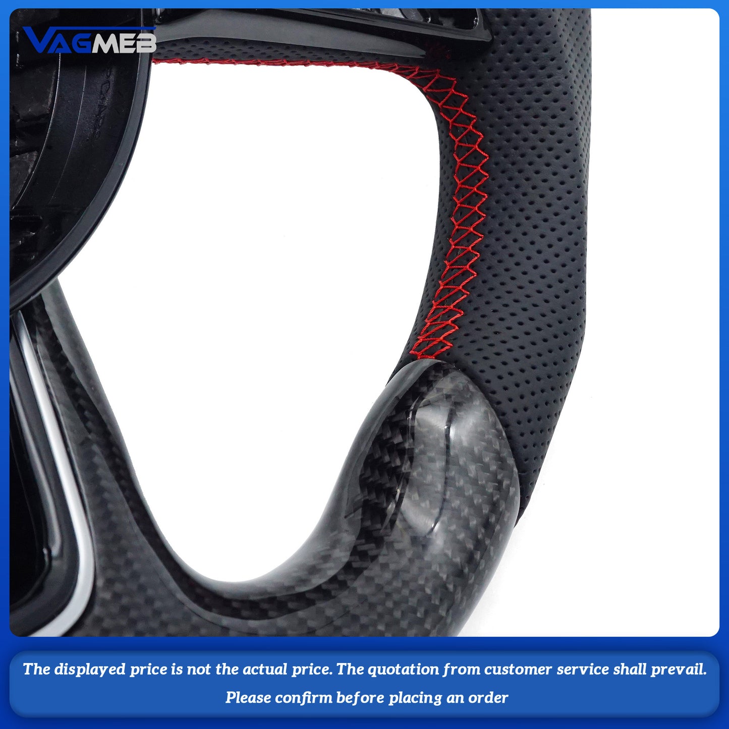 For Audi S Logo A4B9 Steering Wheel Flat Bottom Steering Wheel Campaign Assembly Accessories