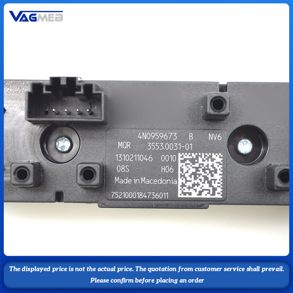 For Audi A6L C8 A7 Original Electroplated Radar Handbrake Switch  4N0 959 673B