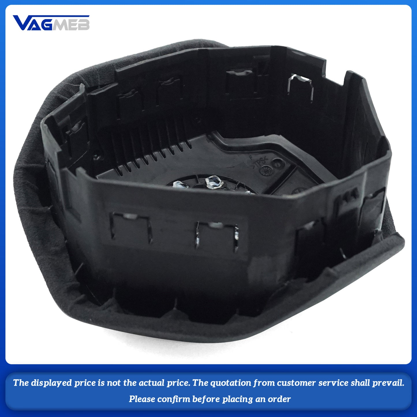 Steering wheel airbag cover multifunction steering wheel For VW Golf MK8 Patented blue thread