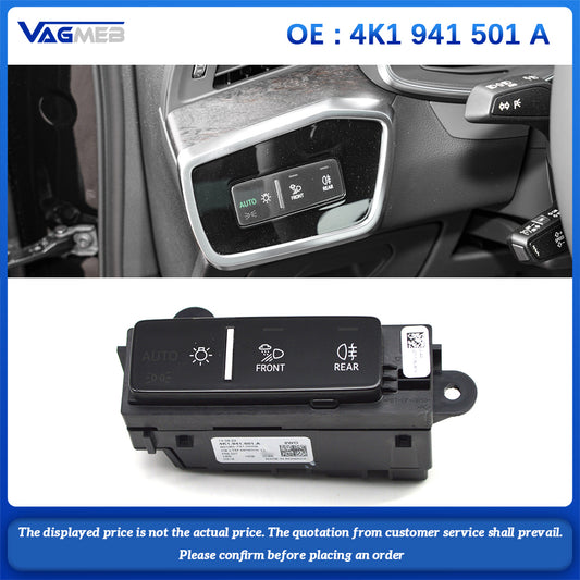 For Audi A6 C8 S6 A7 Q7 Q8 2019-2021 Ouch Screen Automatic Front Light Switch Original Brand New 4K1 941 501 A