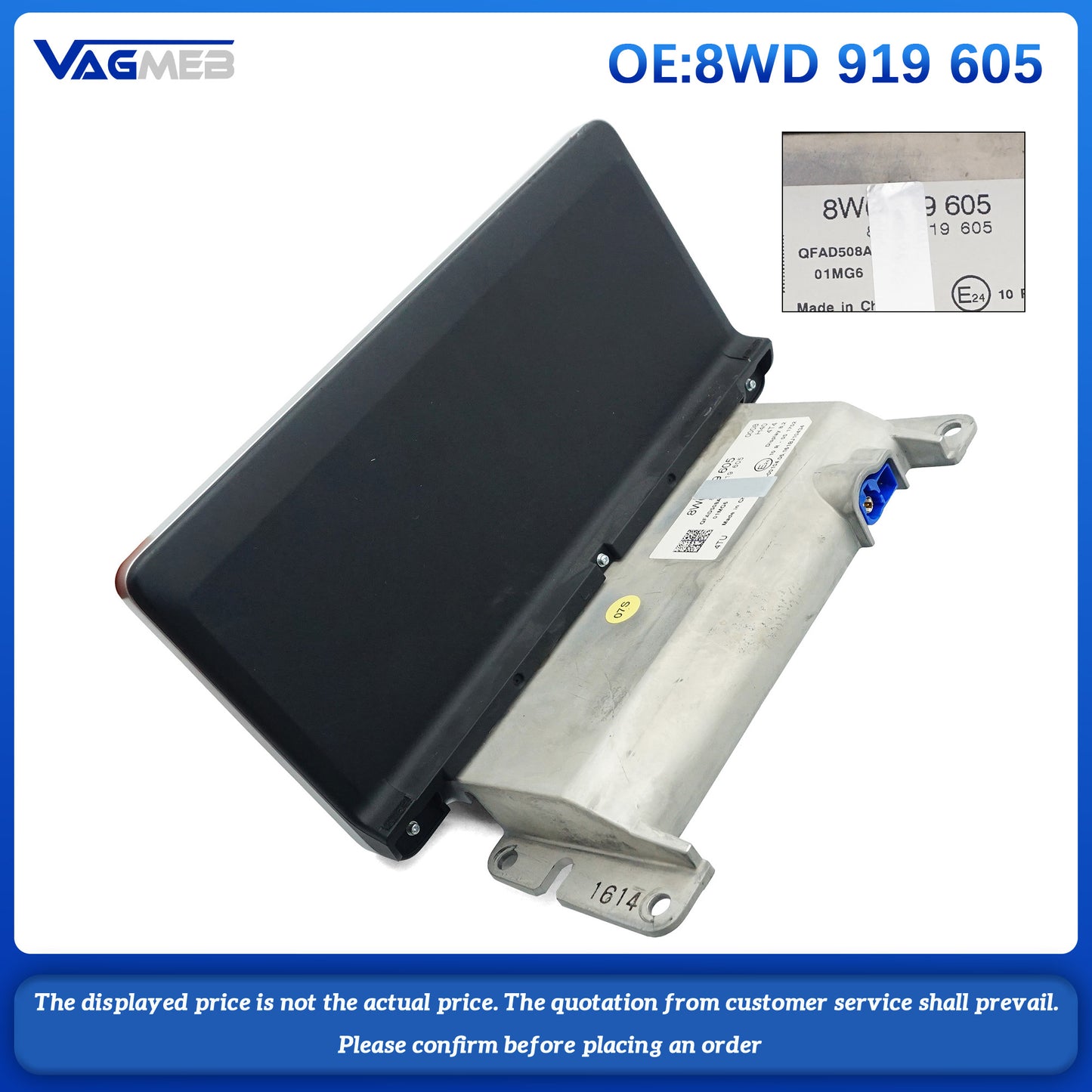 For Audi A4 8.3 inch Car screen 8WD 919 605