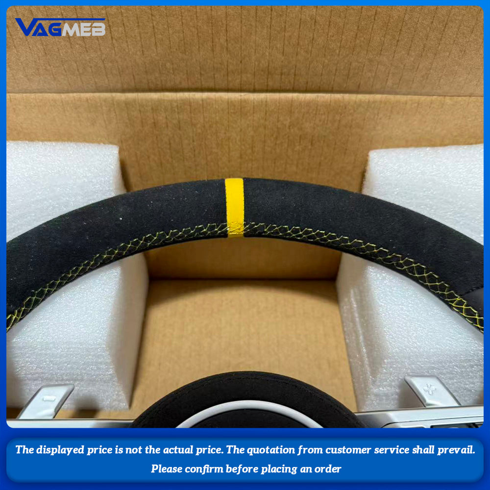 Leather Steering Wheel Custom Upgrade for PorschePanameraCayenneTaycanMacan 911 & Models