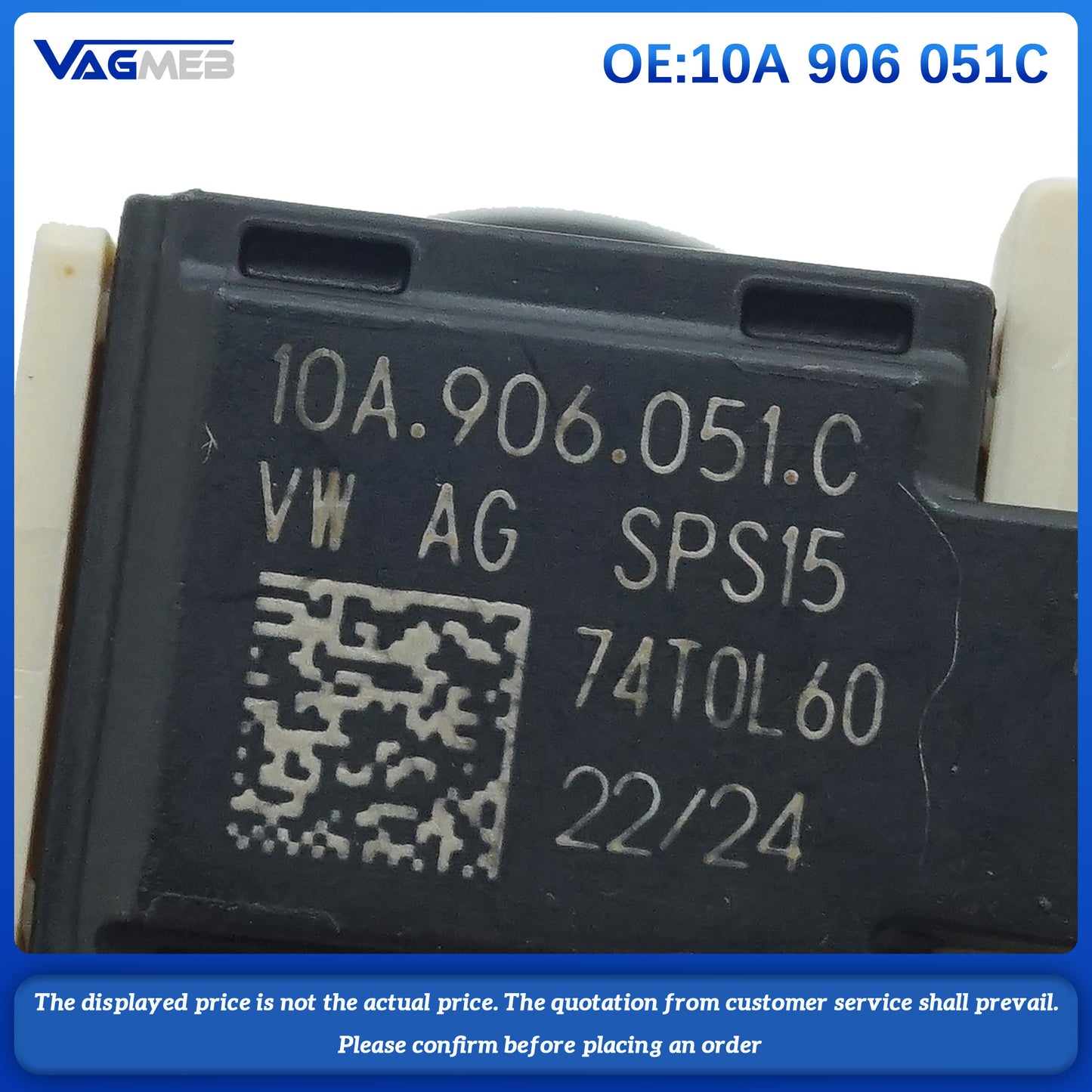 For SEAT pressure sensor 10A 906 051C