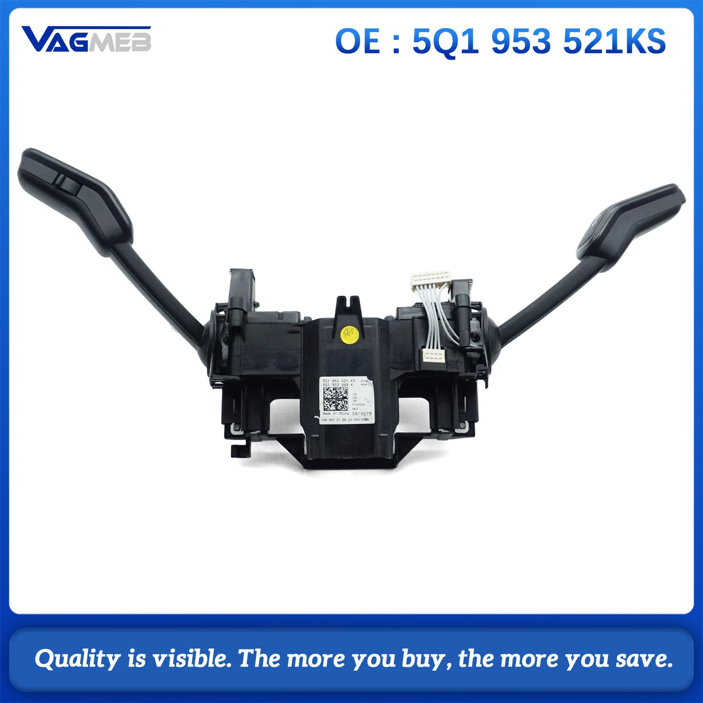 5Q1953521KS Steering Column Switch Clockspring For VW Golf 8 Passat B8.5