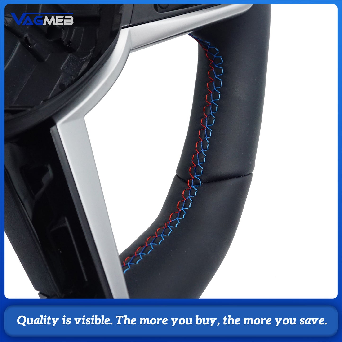 M Sport Steering Wheel for BMW Flat Bottom F01 F06 F10 F11 F12 F20 F21 F22 F25 F26 F30 F31 F32 F33 F34 F36 M3 F80 M4 F82 M5 F90