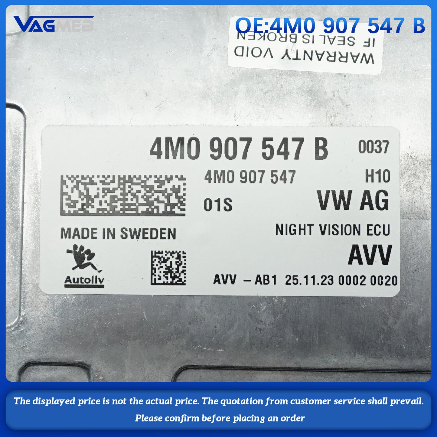 For Audi Q7 Night vision module 4M0 907 547B