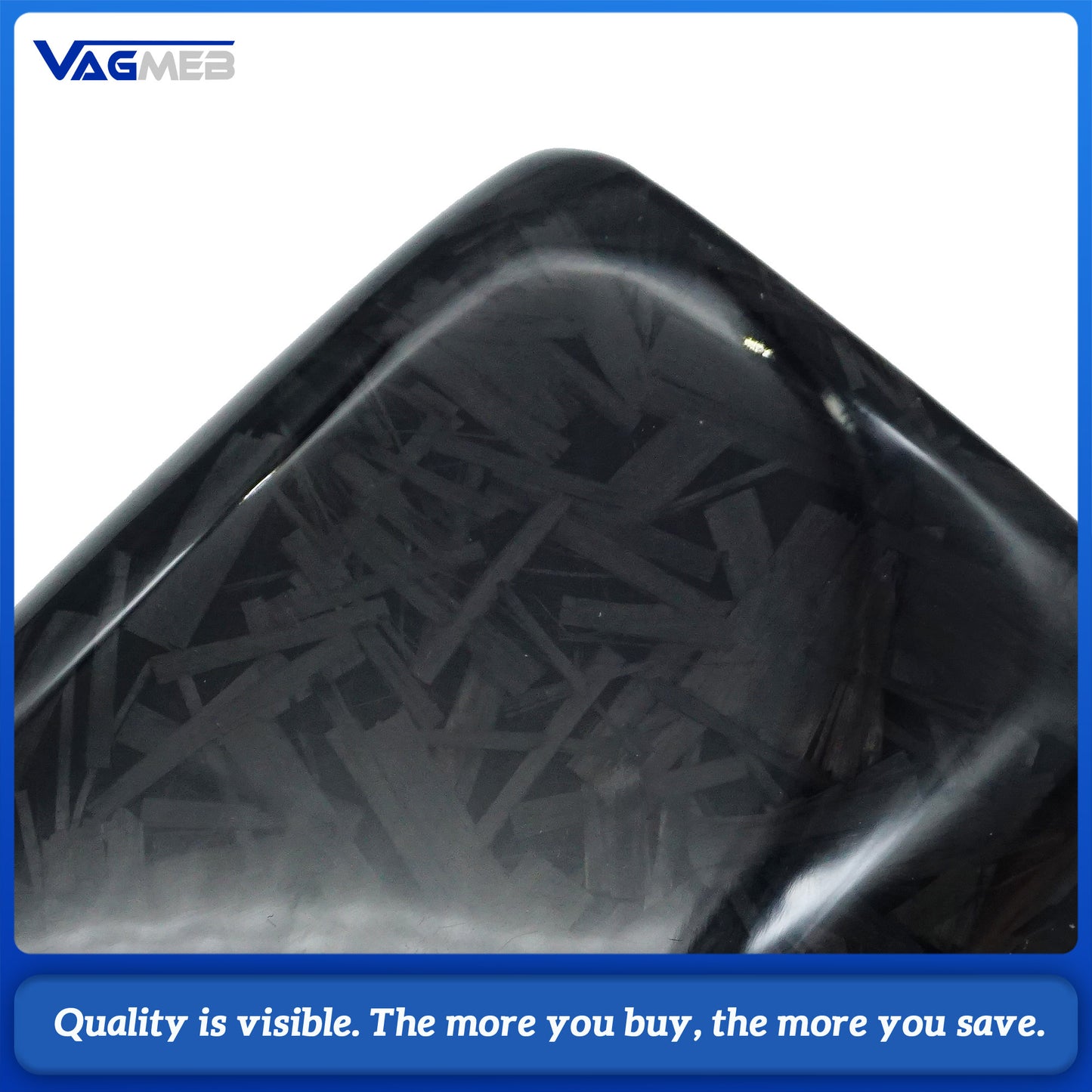 For Audi A6C8 forged carbon handball side cover