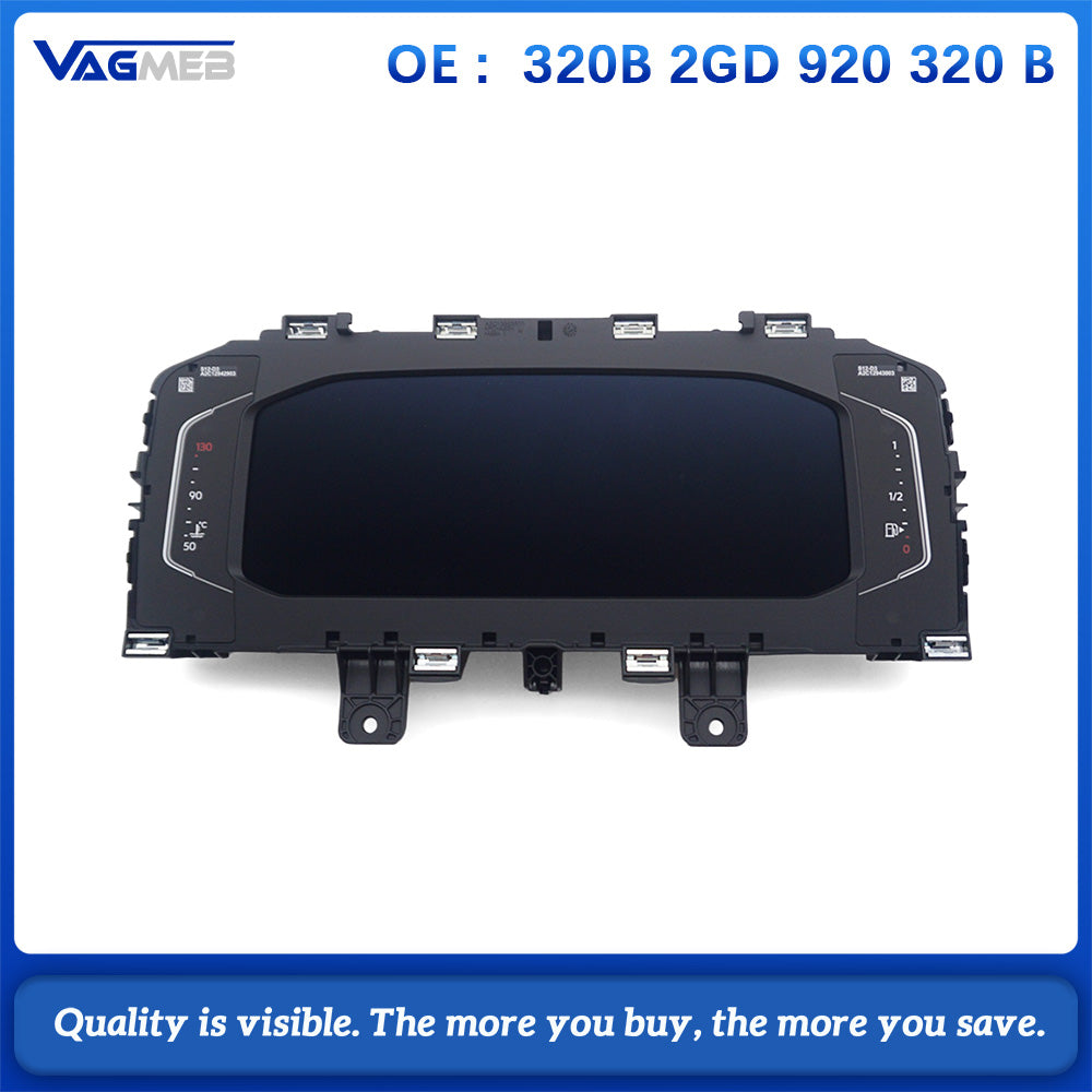 For VW Jetta MK7 Virtual Cockpit Ethernet LCD Instrumentation Fiber Free Virtual Cockpit 2GD 920 320 B
