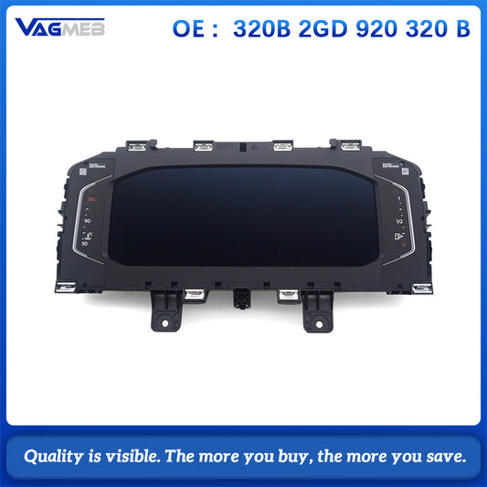 For VW Jetta MK7 Virtual Cockpit Ethernet LCD Instrumentation Fiber Free Virtual Cockpit 2GD 920 320 B