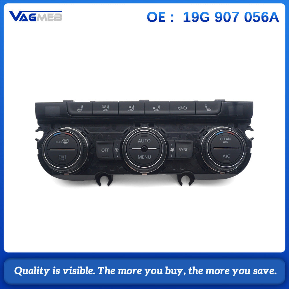 For VW Bora 19G Hybrid Heated Seat AC Control Panel Match Air Conditioning Accessories