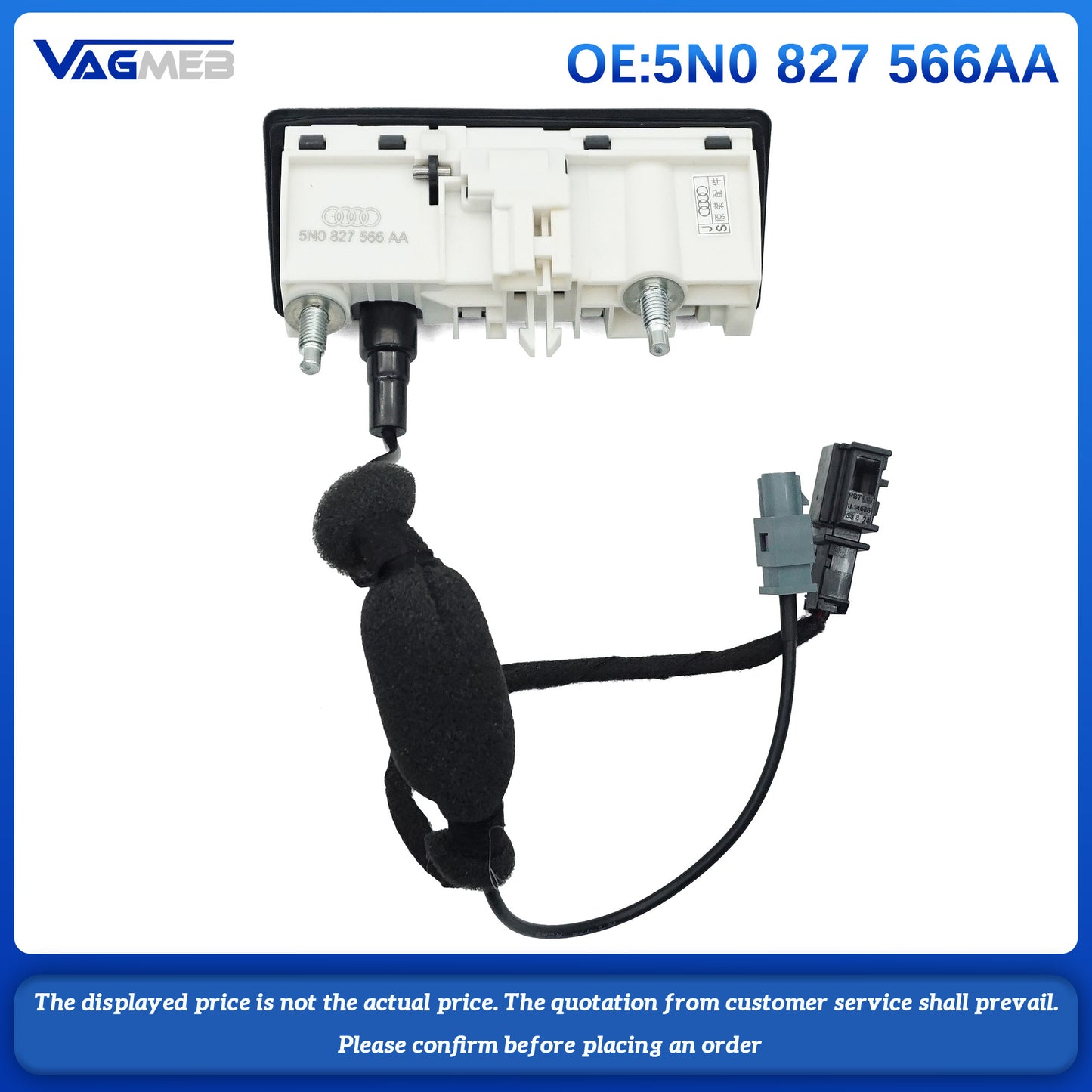 For Audi 2015 A4B8 Auant grip camera with wiring harness + trackbox