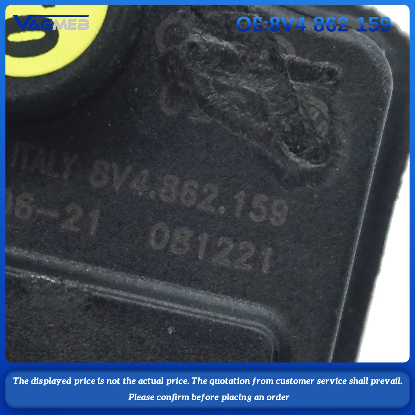 For VW Audi Seat Skoda servomotor actuator fuel flap fuel cap 8V4 862 159