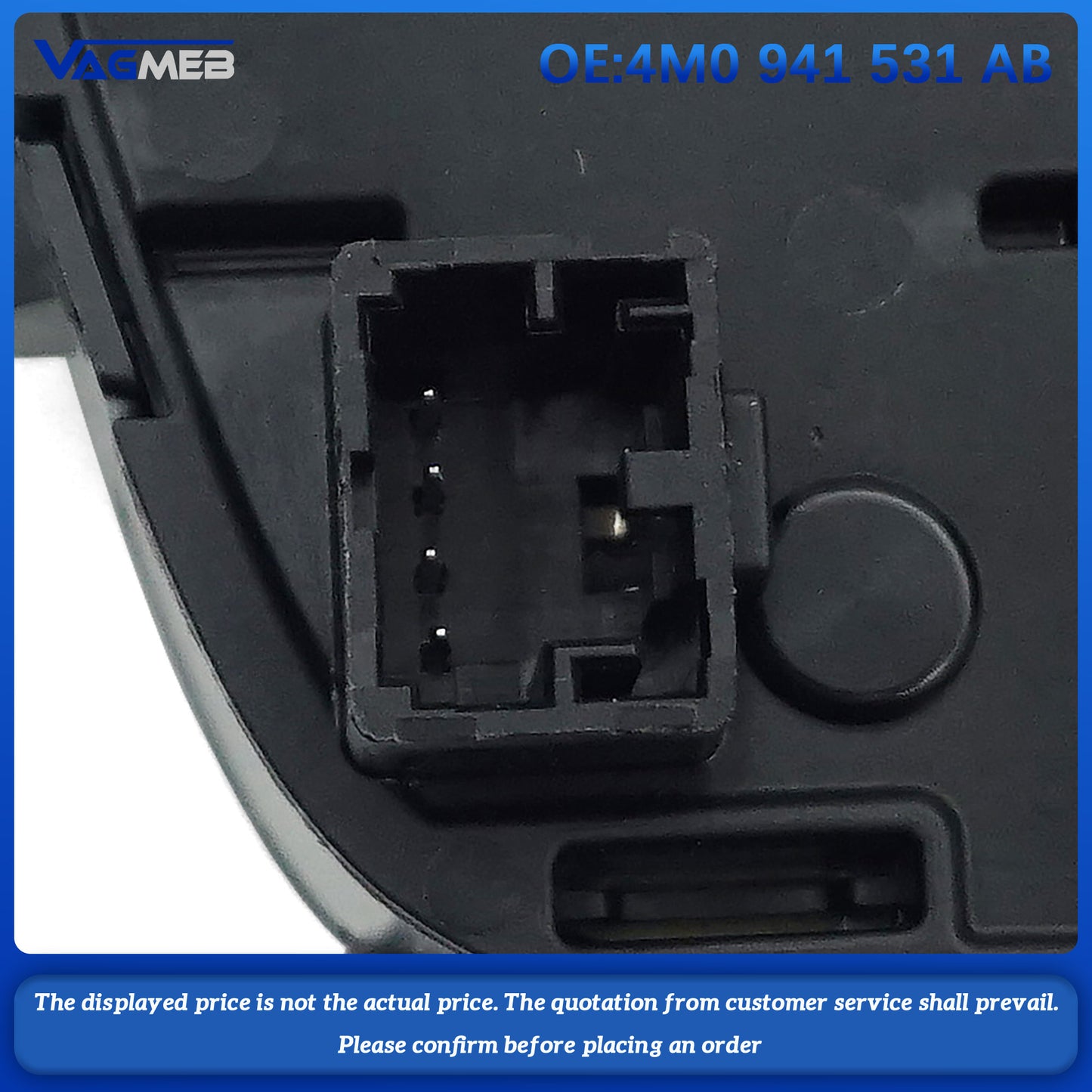 For Audi A4L C8 Q7 A5 Q5FY Headlamp Switch Control Unit  Headlight Switch 2024 Hot Sale Brand. New And High Quality  4M0 941 531AB