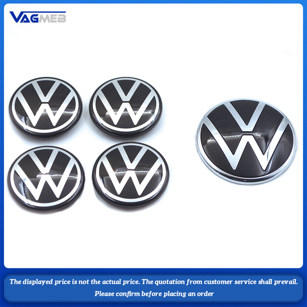 For VW Jetta MK7 Trunk logo + wheel hub + grille logo