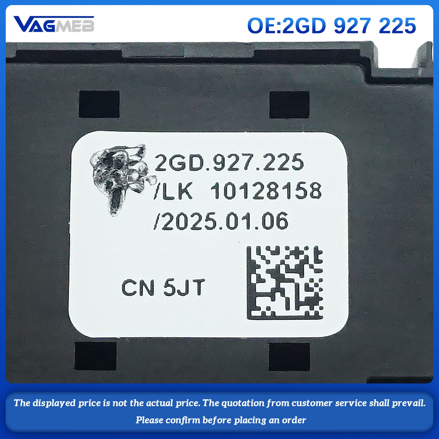 Parking Switch Auto Hold Switch Electronic Handbrake Switch For VW T-Roc 2GD 927 225