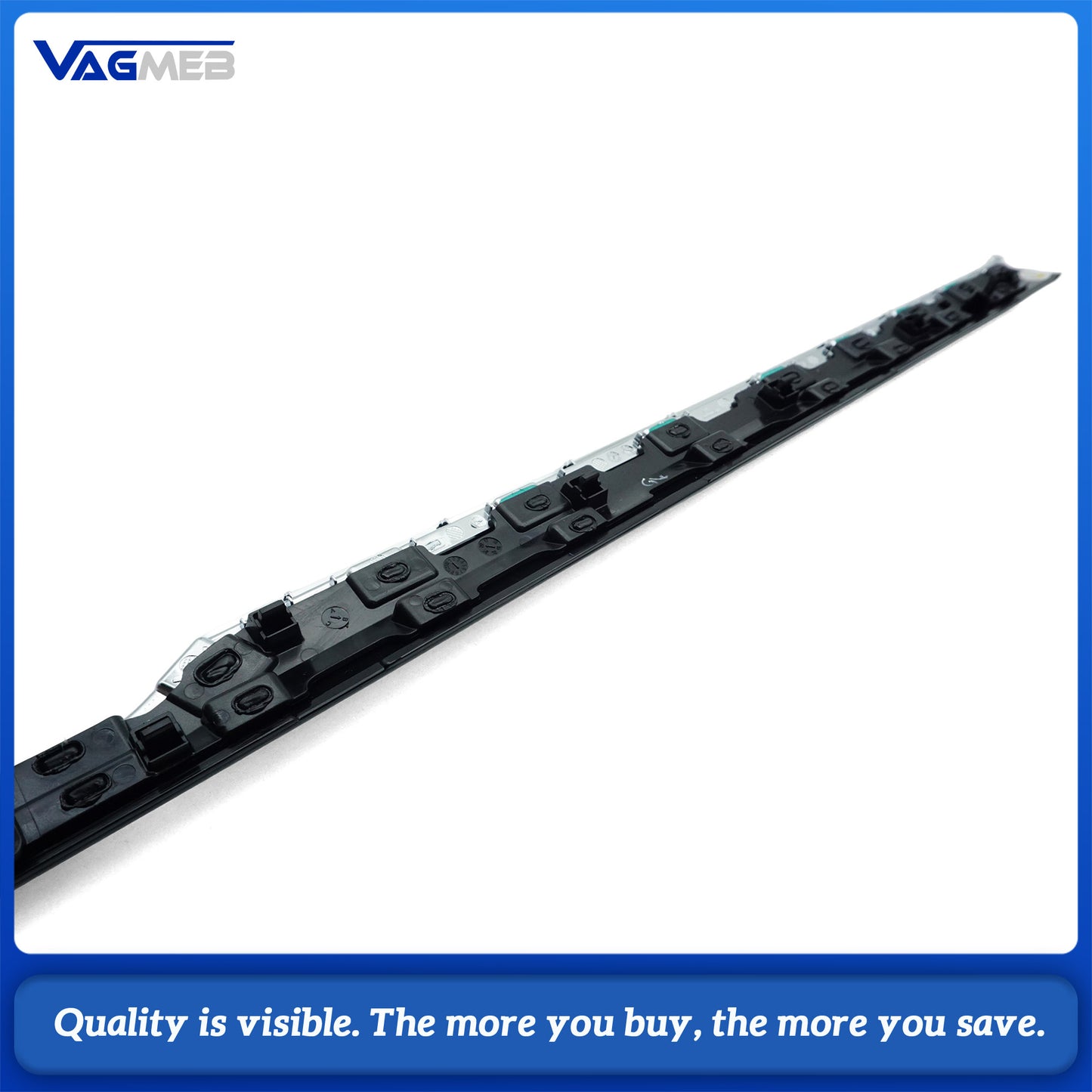 Carbon Fiber Style Long Dashboard Panel for VW Passat B8 2020 - Interior Decorative Trim