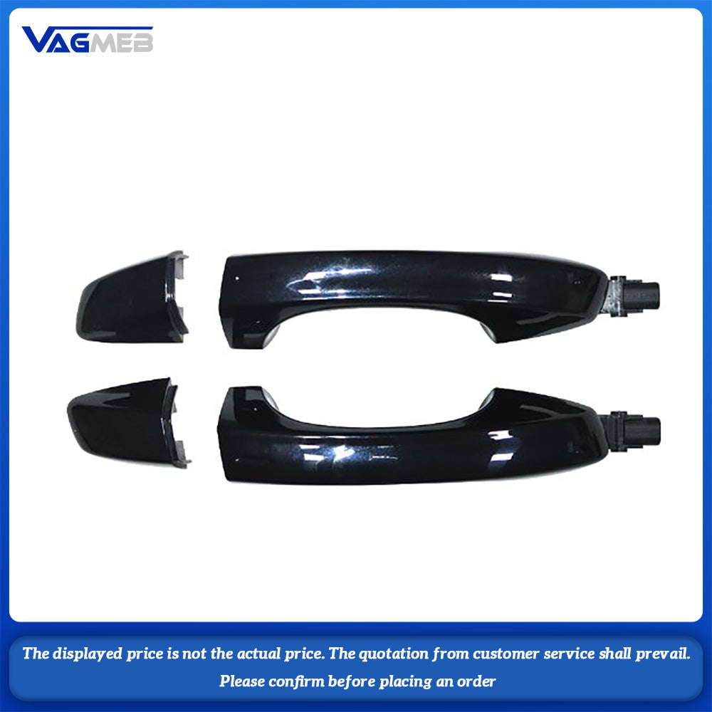 2PCS Solid Black Inductive Exterior Door For VW Golf mk7 7.5 Golf 7 Golf R GTI T-Roc CC Skoda Octavia Kodiaq KESSY Keyless Entry Assembly