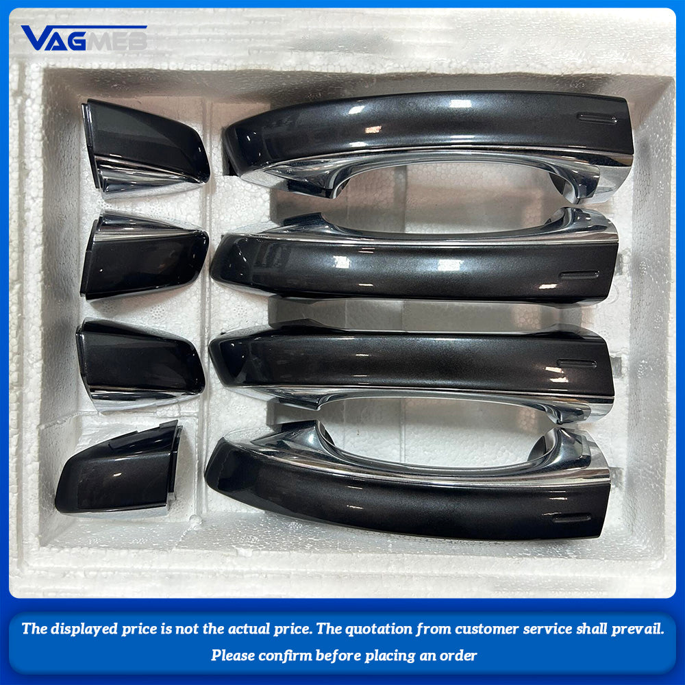 For VW Golf MK7 MQB Gray Capacitive Induction Door Handle Integrated LED Puddle Light Keyless Access Replacement Kit