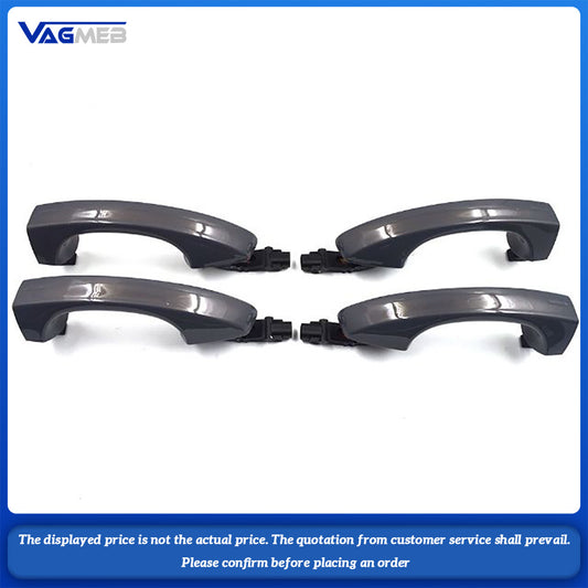 For VW Golf mk7 7.5 Golf 7 Golf R GTI T-Roc CC Skoda Octavia Kodiaq Gray Body Paint Capacitive Induction Door Handle Keyless Access Replacement Kit