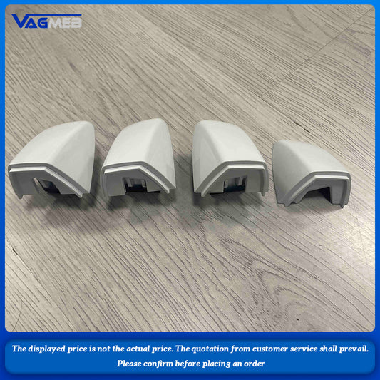 For VW Golf MK7 MQB White Door Lock Cover Caps For Inductive Puddle Light Handles Complete 4 Doors Replacement Kit