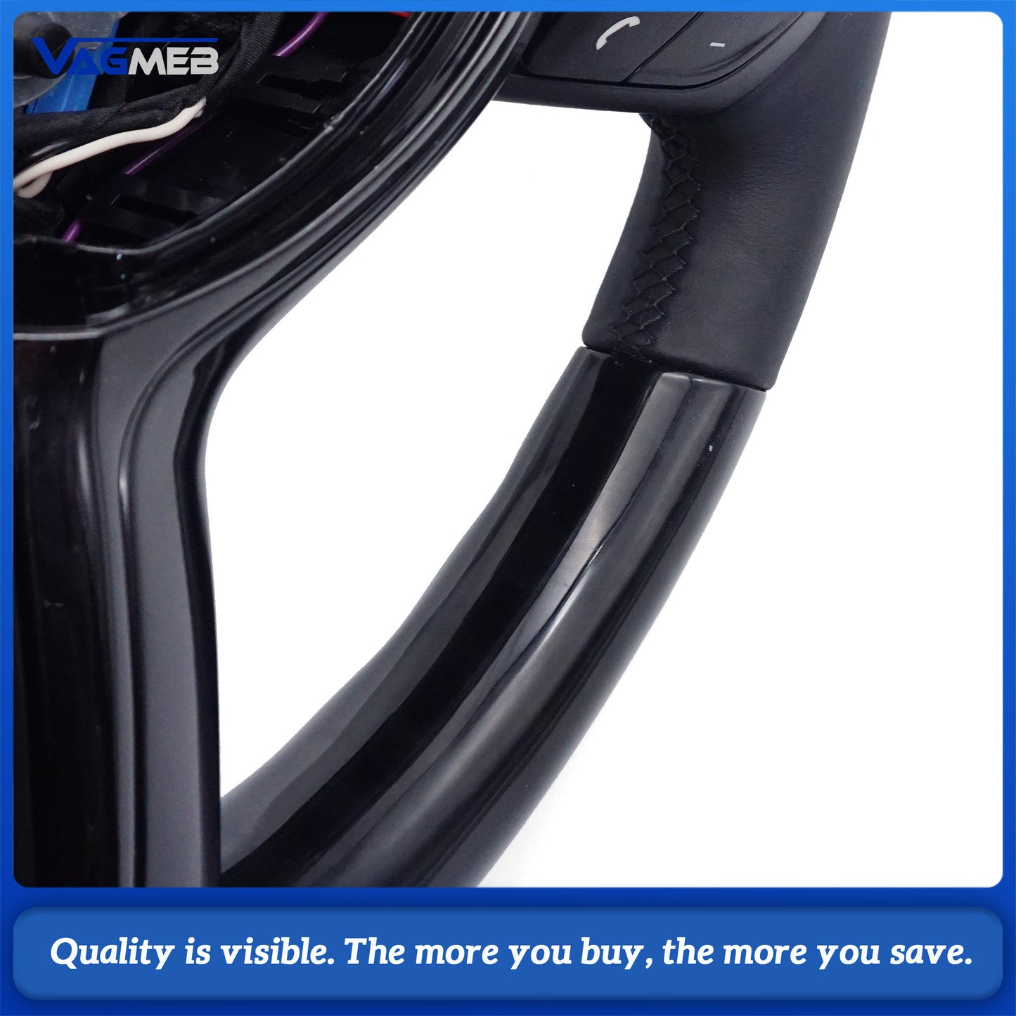 M Sport Steering Wheel For BMW M3 F30 F15 F16 F20 F21 F25 F26 M5 F10 F11 F06 F07 F12 F13 F01 E70 E87 E81 E90 E91 E92