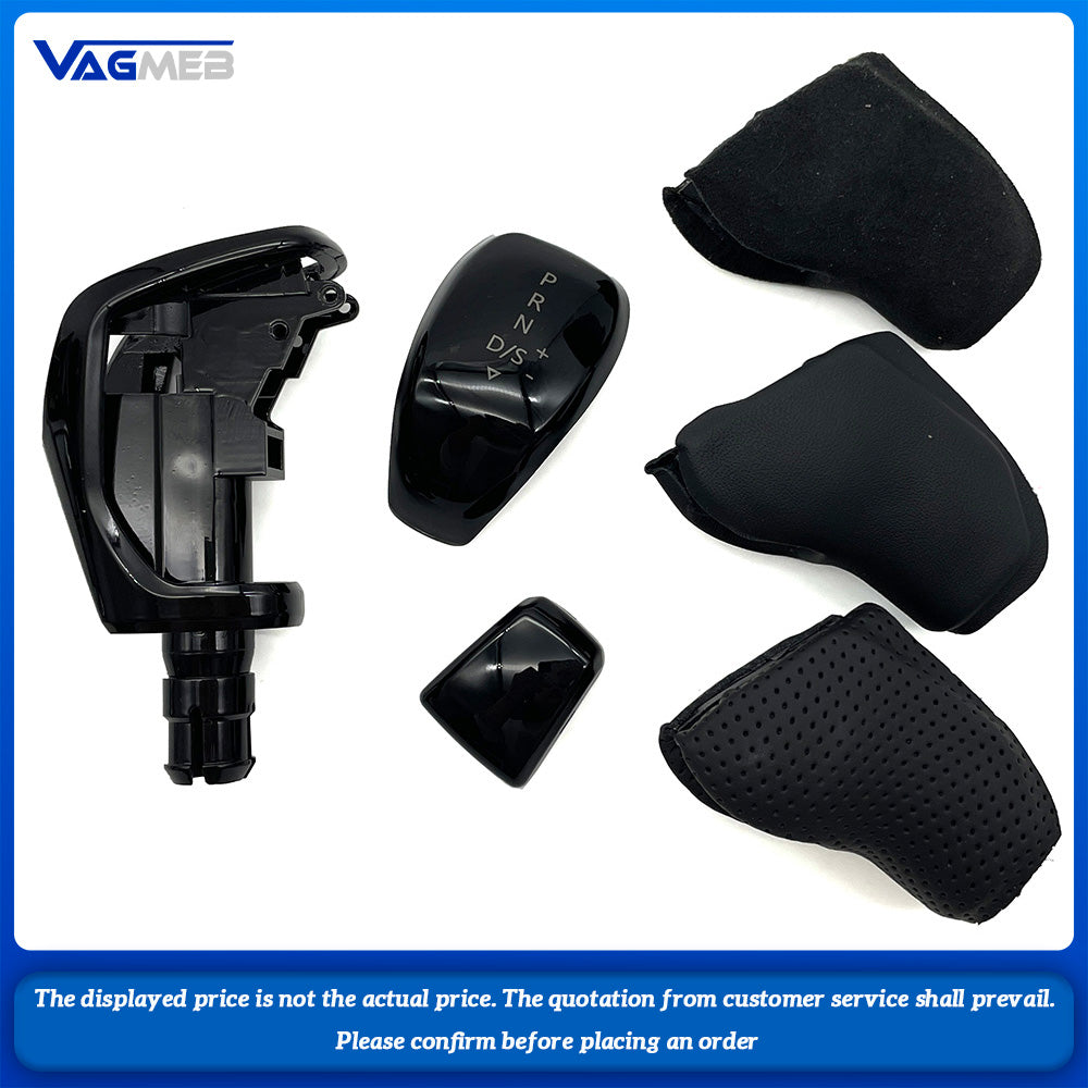 Electronic LED Shift Handle Alcantara leather side cover for VW Golf Mk6 Mk7 Passat B7 B8 Tiguan Mk2 Dsg, Car Accessories