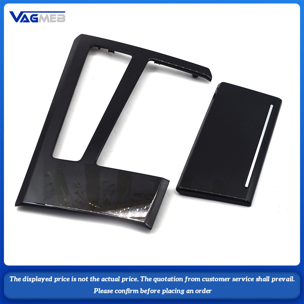 original central cup holder central channel painted black decorative panel For Audi A6 A7