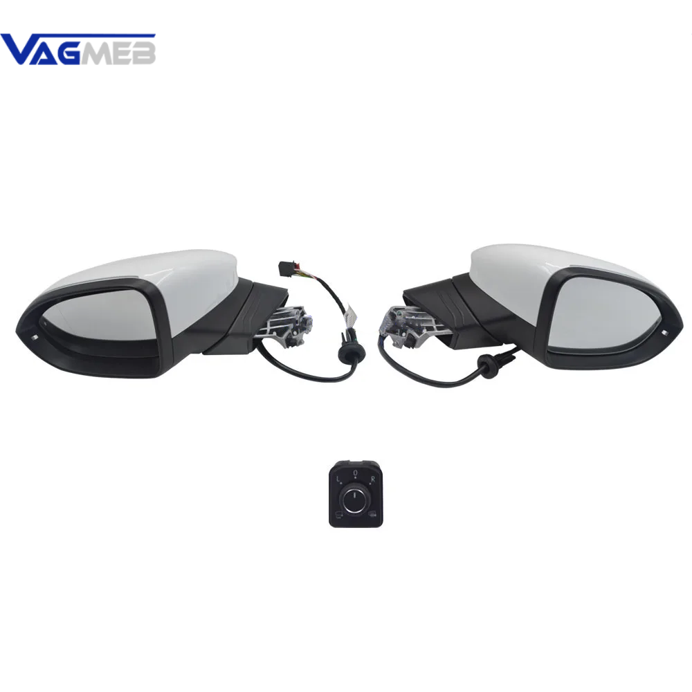 For VW Golf MK8 Electric Folding Rearview Mirror Assembly