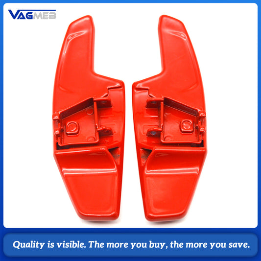 Cars Accessories Steering Wheel For VW Golf MK 8R Steering Wheel Shift Black Red Style Large Paddles Trend Paddles