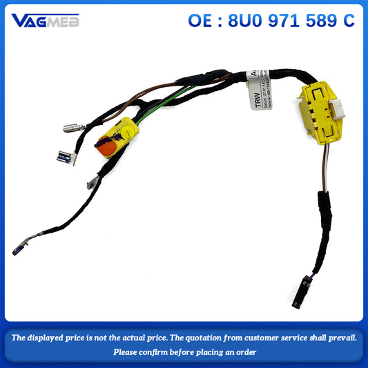 8U0 971 589 C Steering Wheel Multifunctional Wiring Harness Cable Plug For Audi A1 A3 S3 Q3