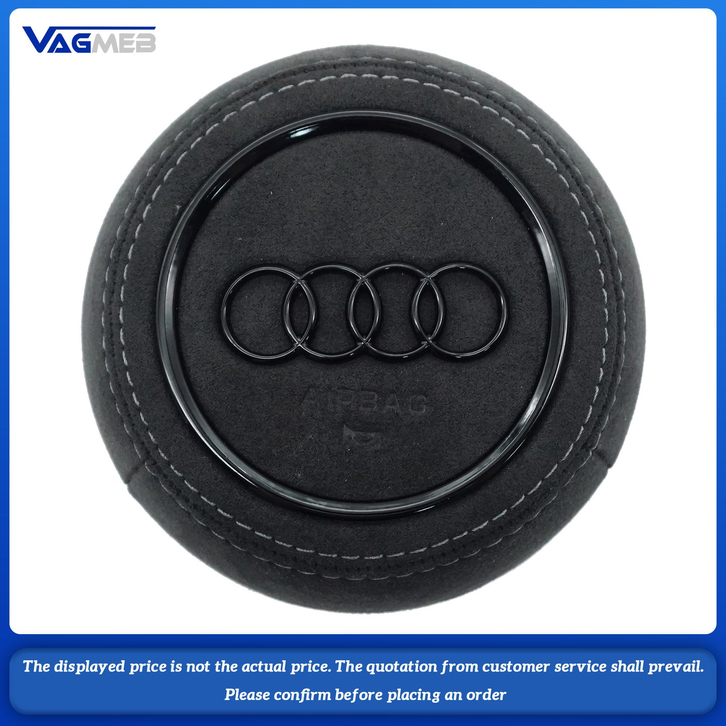 Custom high quality carbon fiber steering wheel For Audi RS logo  RS3