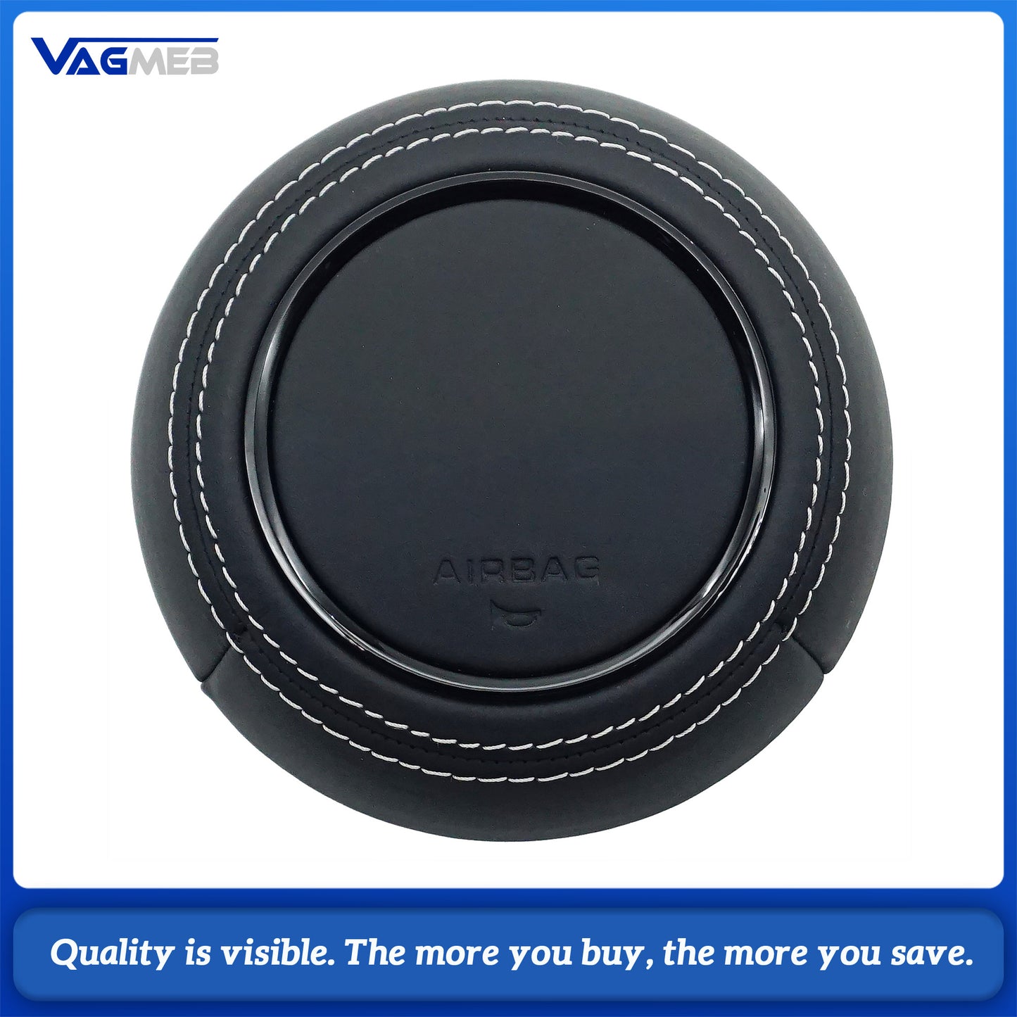 New Products Perforated Leather Steering Wheel For Audi A4 B9