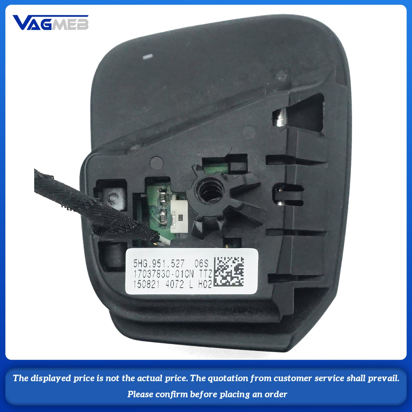 For VW Golf 8 MK8 Equipped with Steering Wheel Frame Mechanical key
